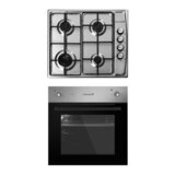 Pachet Cuptor Incorporabil Hausberg HB-8043IN, Clasa A, INOX + Plita Incorporabila Hausberg HB-555